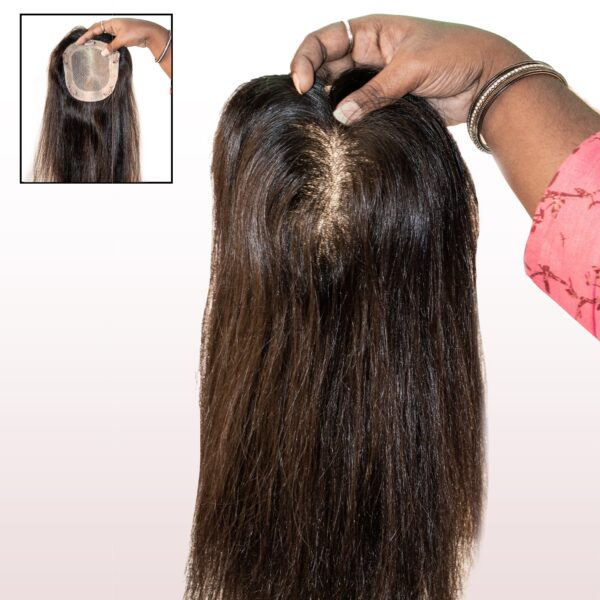 the product image showing hair topper